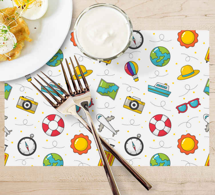 Prázdninové cestovateľské vinylové prestierania - Tenstickers