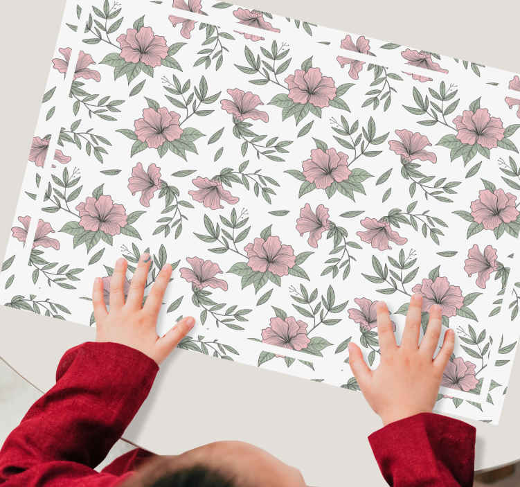 Set de table original composition florale - TenStickers