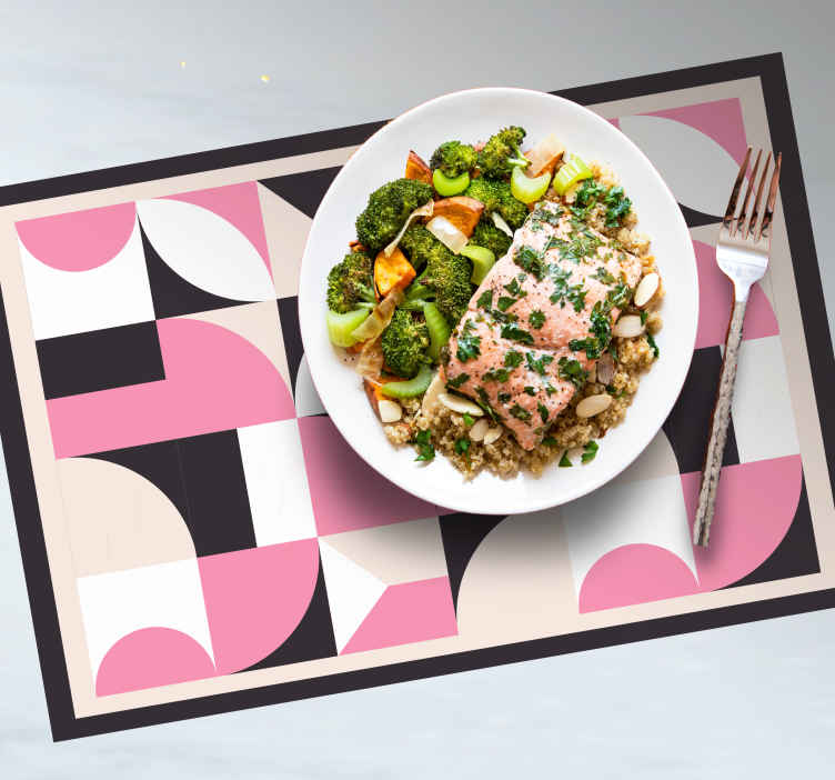 Modern placemats geometric design set - TenStickers