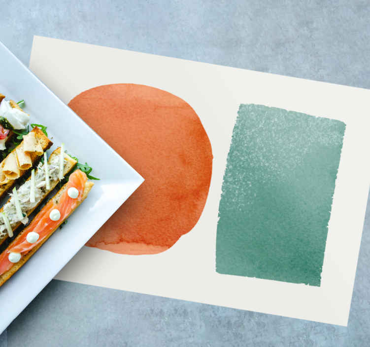 Tovaglietta americana originale Design minimalista a punti e quad