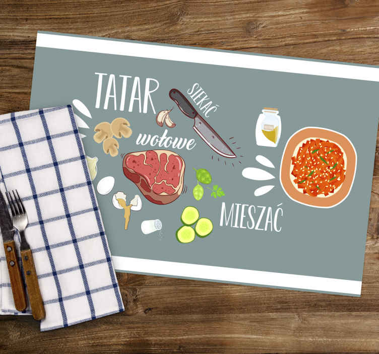 Podkładka na stół "tatar" - TenStickers