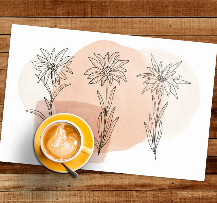 Set de table coloré Edelweiss Art - TenStickers