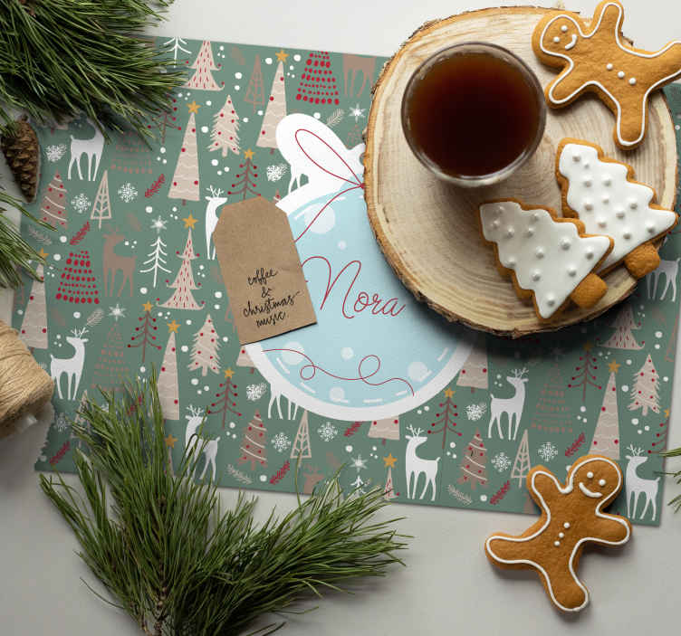 Tazza personalizzata con nome natalizia Pupazzi di neve Mod.3 - Idea  regalo Natale