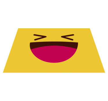 Mantel individual infantil emoji sonriendo - TenVinilo