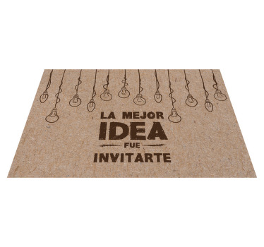 Mantel individual la mejor idea fue invitarte - TenVinilo