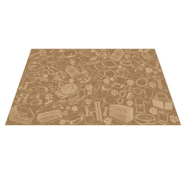 Set de table avec divers motifs liés aux animaux - TenStickers