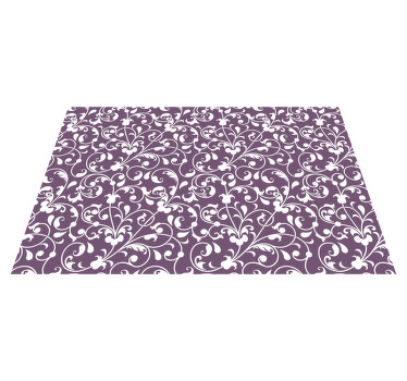 Mantel individual textura paisley morado - TenVinilo