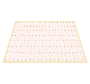 Vinil podmetači u obliku srca - TenStickers