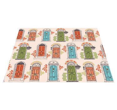 Vrata podmetača od vinil dublina - TenStickers