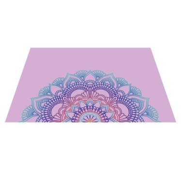 Half mandala Vinyl placemats - TenStickers