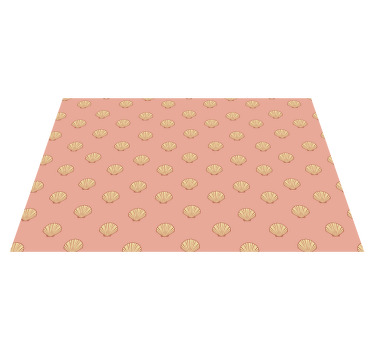 Individuais de mesa com conchas Concha simétrica - TenStickers