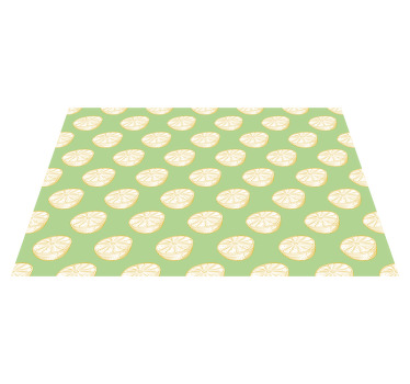 Individuais de mesa de cítricos Limão verde e amarelo - TenStickers