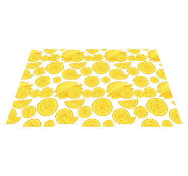 Podkładki na stół owoce cytrusowe Szkic pomarańczy i cytryny - TenStickers