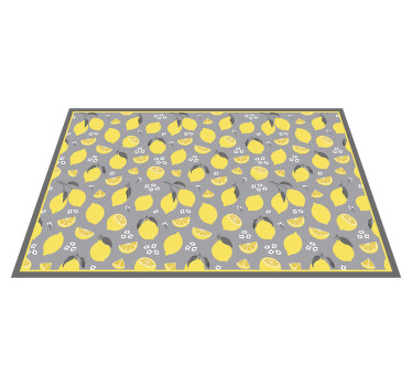 Manteles individuales de limón tropical - TenVinilo