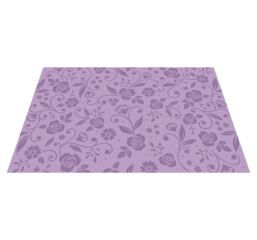 Individuais de mesa elegantes Flores roxas - TenStickers