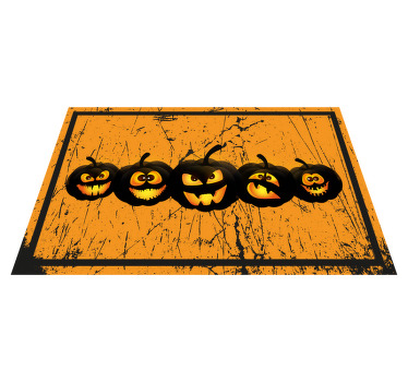 Beş korkunç balkabağı cadılar bayramı placemats - TenStickers