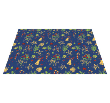 Manteles individuales navideños Dulces navideños - TenVinilo