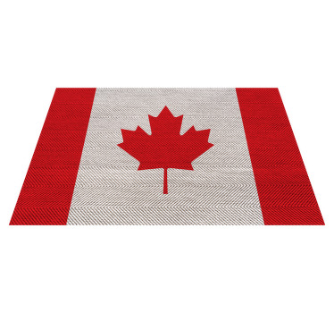 Canada flag modern textured placemats - TenStickers