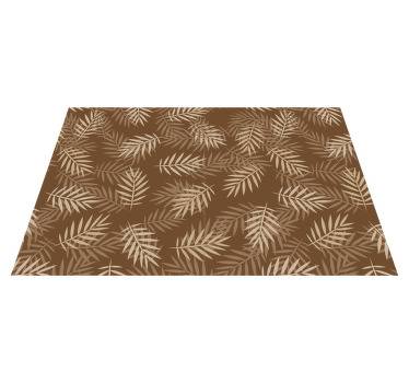 Individuais de mesa originais Folhas de palmeira bege - TenStickers