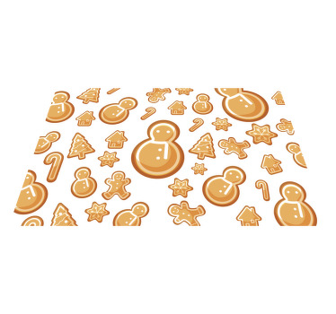 Tovaglietta personalizzata Natale forme di festa - TenStickers