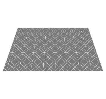 Individuais de mesa modernos Padrão de rede cinza - TenStickers