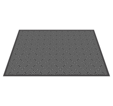 Individuais de mesa elegantes Cinza geométrico simples abstrato - TenStickers