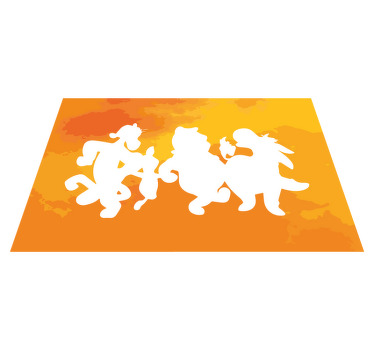 小熊维尼和帮派儿童餐垫 - TenStickers