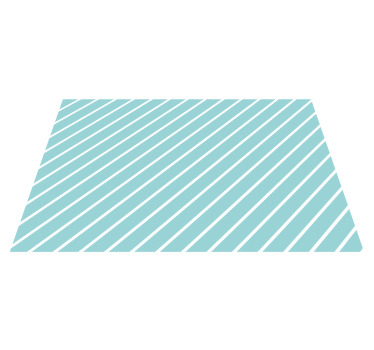 Mantel individual original Rayas diagonales azules - TenVinilo