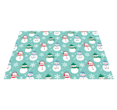 Manteles individuales Muñeco de nieve - TenVinilo