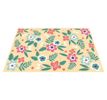 Mantel individual original Flor retro - TenVinilo