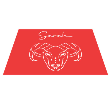 Individuais de mesa para casa Animais capricórnio suíça - TenStickers