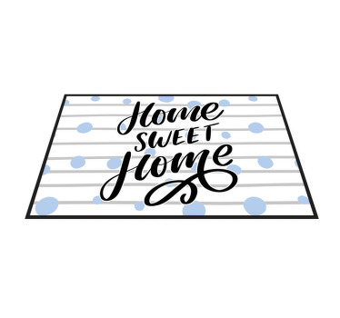Home Sweet Home quote placemats - TenStickers