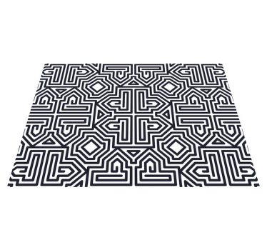 Manteles individuales elegantes Patrón de laberinto - TenVinilo