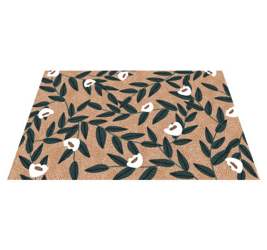 Blossoms and Leaves original placemats - TenStickers