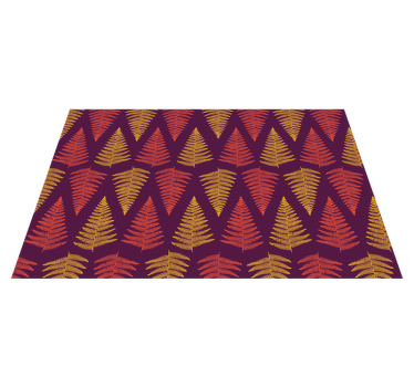 Manteles individuales originales Hojas de helecho - TenVinilo