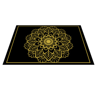 Kultaiset kukat Alkuperäinen pöytätabletti - Tenstickers