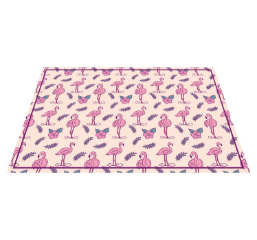 Originalne pogrinjke z vzorcem flaminga - TenStickers