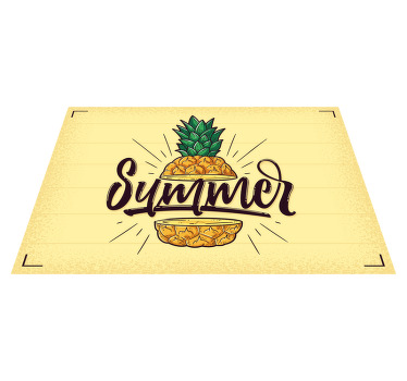 Tropické pinappeaples originální prostírání - TenStickers