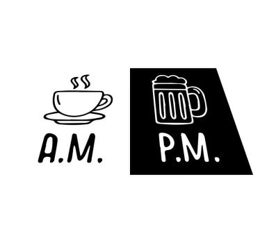 Individuais de mesa para restaurantes Café e cerveja - TenStickers