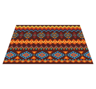 Mantel individual patrón Patrón tribal del triángulo africano - TenVinilo