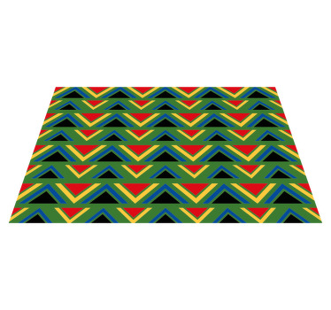 Mantel individual patrón Colorido tribal africano - TenVinilo