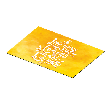 Tischset zuhauselustige Sprüche! - TenStickers