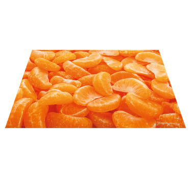 Tangerines Vinyl placemats - TenStickers