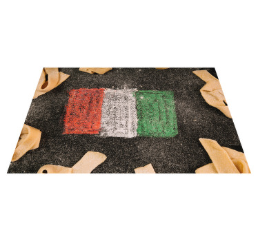 Mantel individual casa Bandera italiana - TenVinilo