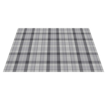 Plaid linen style elegant placemats - TenStickers