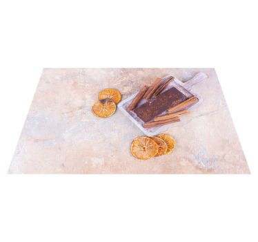 Choklad kanel tårta vinyl bordstabletter - Tenstickers