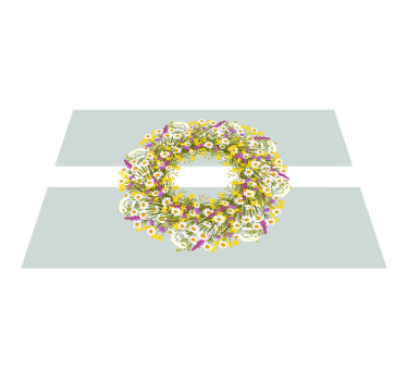 Wild flowers elegant placemats - TenStickers