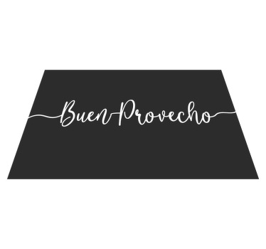 Mantel individual frases Disfrute de su comida - TenVinilo