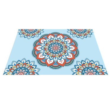 Flerfarget mandala spisebrikke elegant - Tenstickers