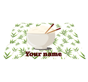 Chopsticks and bamboo placemats placemats - TenStickers